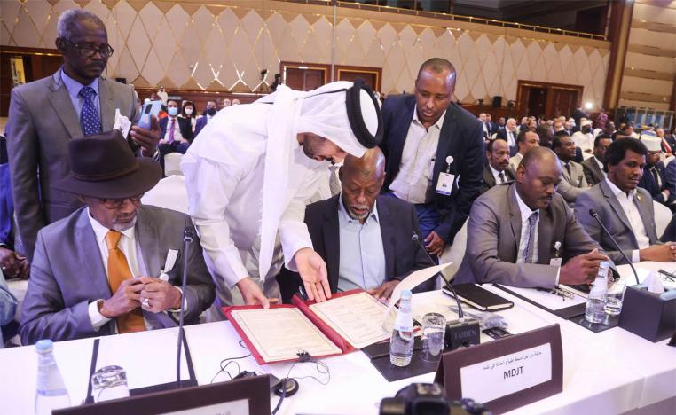 The talks began in March in Qatar