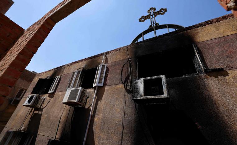 ثالث حريق في كنائس مصرية في أقل من أسبوع 