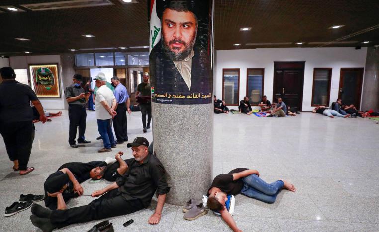 ناشطون صدريون في البرلمان العراقي