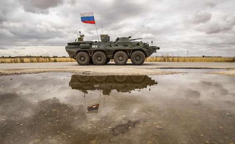 مدرعة روسية في سوريا