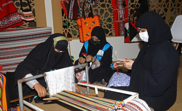 UAE handicraft in the making