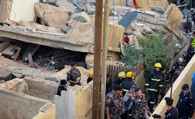 People are still caught under the debris