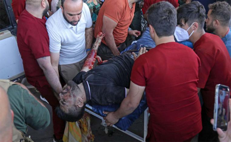 58 people wounded in the attacks near Erbil and Sulaimaniya