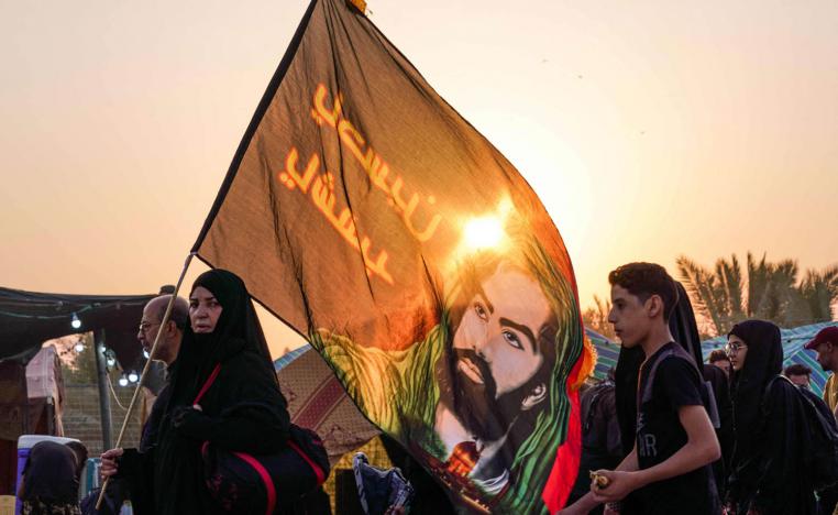 عراقيون يحتفلون بأربعينية مقتل الامام الحسين