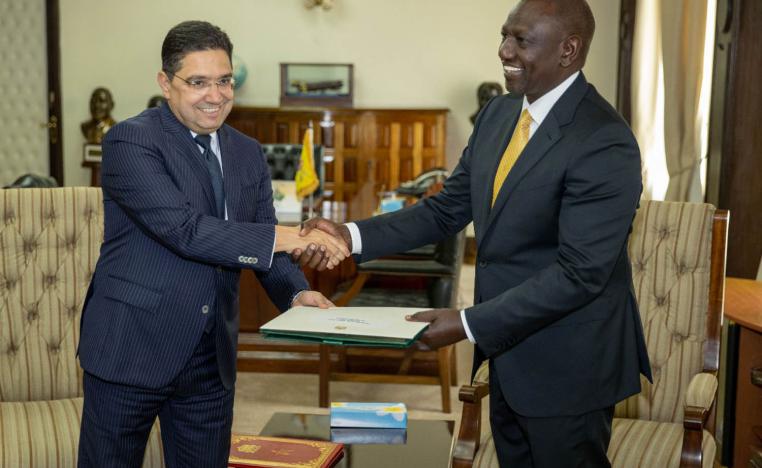الرئيس الكيني وليام روتو يستقبل وزير الخارجية المغربي ناصر بوريطة