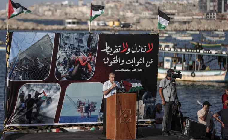 فلسطينيون يطالبون بحقوقهم في غاز المتوسط