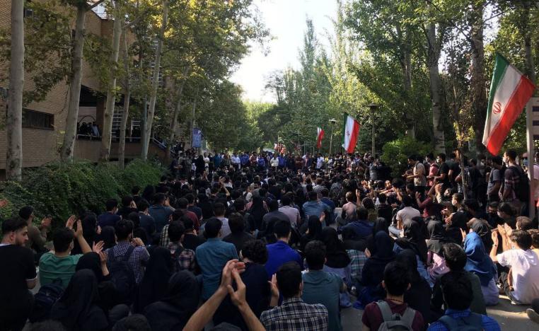Hundreds of university students were arrested 