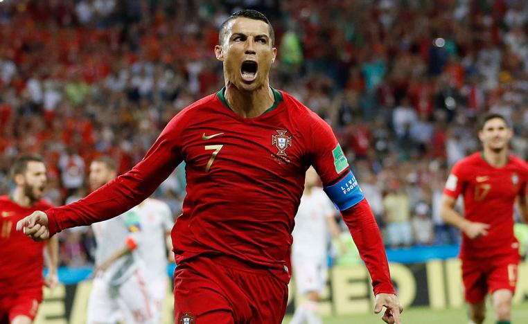 رونالدو لمشاركة تاريخيه في العرس الكروي