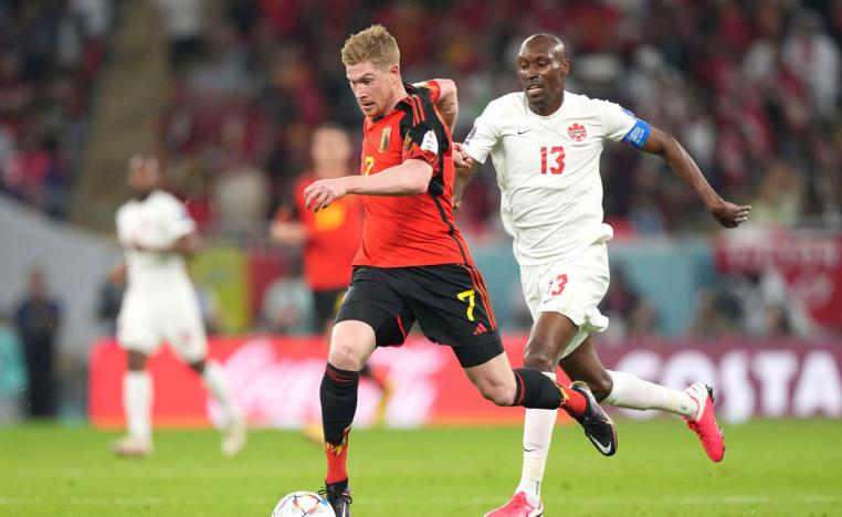 المنتخب البلجيكي في قمة مجموعته بفارق نقطتين امام الكرواتي والمغربي