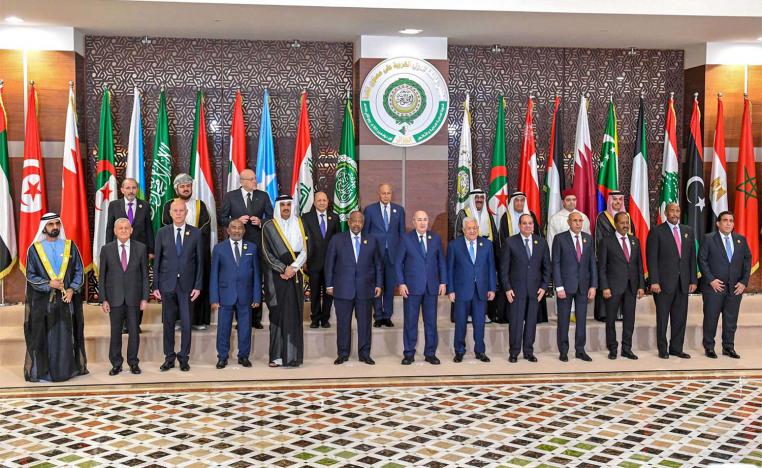 The splits among Arab states over peace with Israel and how to advance the Palestinian cause were not publicly aired during the meeting