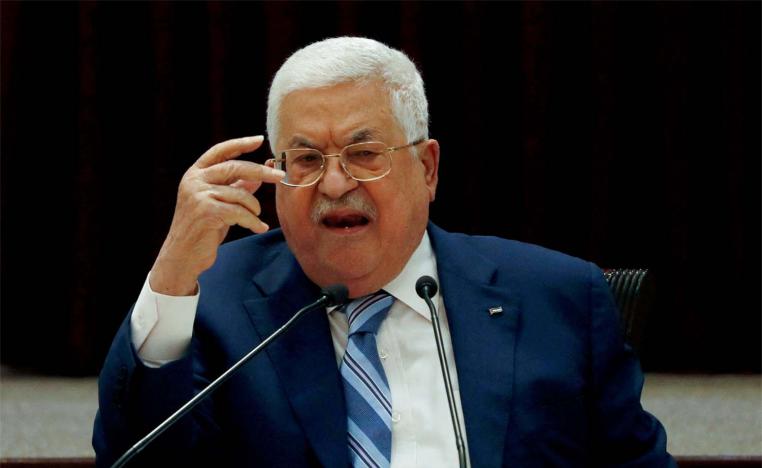 Abbas: I have a problem with Israel, Israel occupies my land and my country