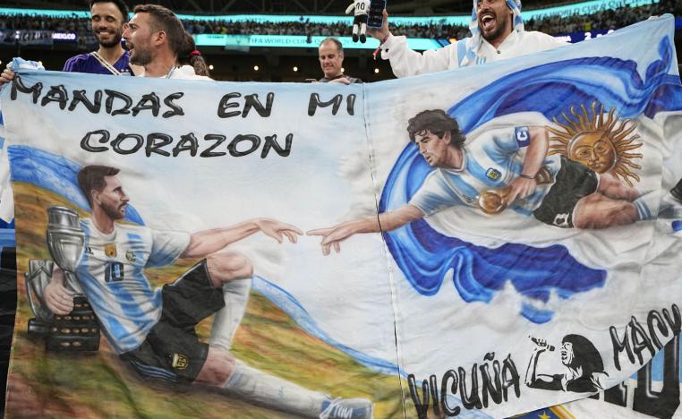 مشجعون ارجنتينيون في الدوحة