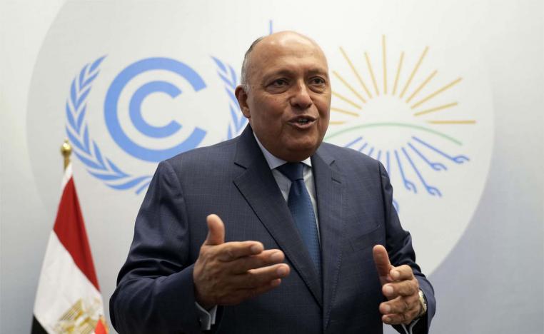 Egypt's COP27 President Sameh Shoukry 