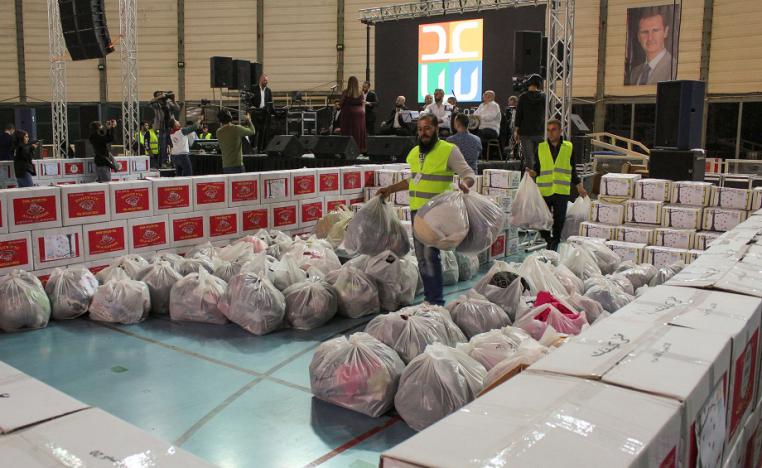 حملة تجميع ملابس في سوريا