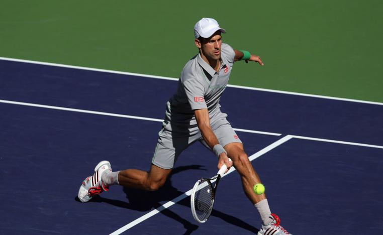 لاعب التنس الصربي لمعادلة الرقم القياسي للاسباني رافايل نادال في عدد الالقاب الكبرى