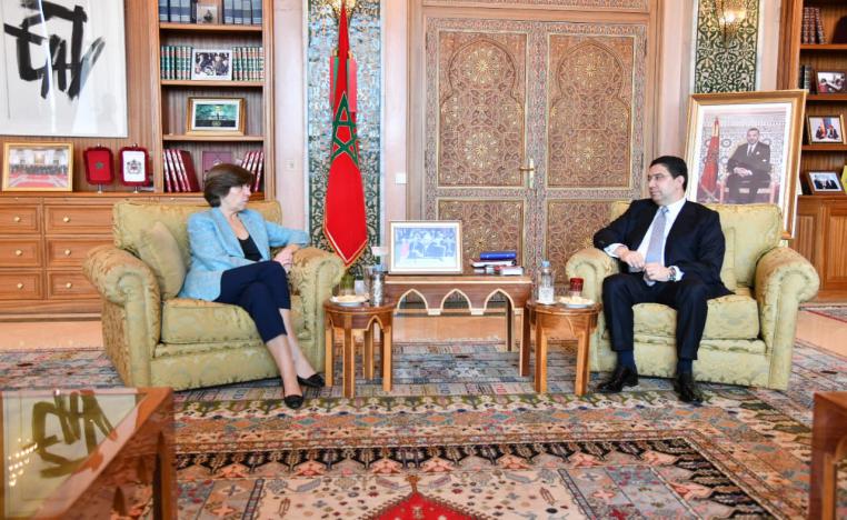 وزير الخارجية المغربي استقبل نظيرته الفرنسية في أول زيارة لها للرباط لتسوية أزمة صامتة بين البلدين