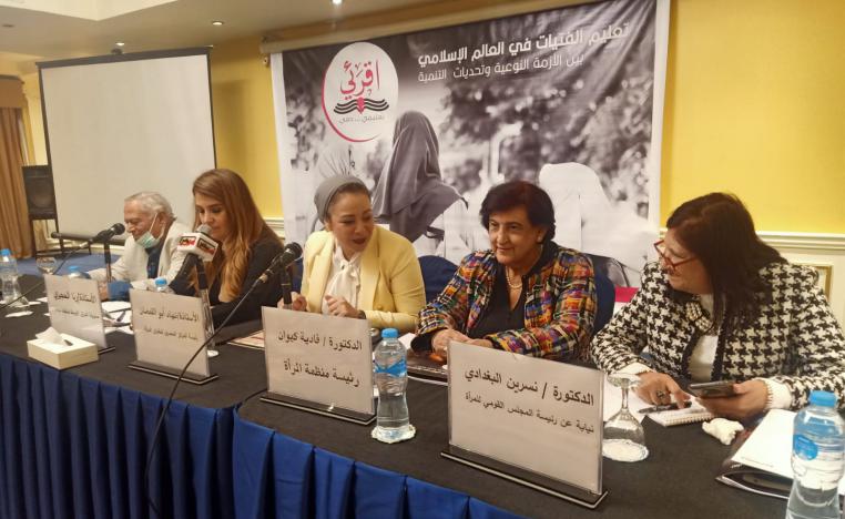 منظمة المرأة العربية تواكب الحملة الدولية لمناهضة العنف ضد المرأة 