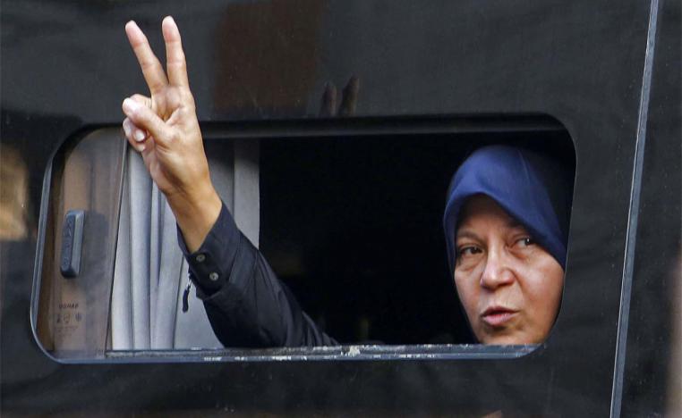 State media in September reported she had been arrested for "inciting riots" in Tehran during protests 