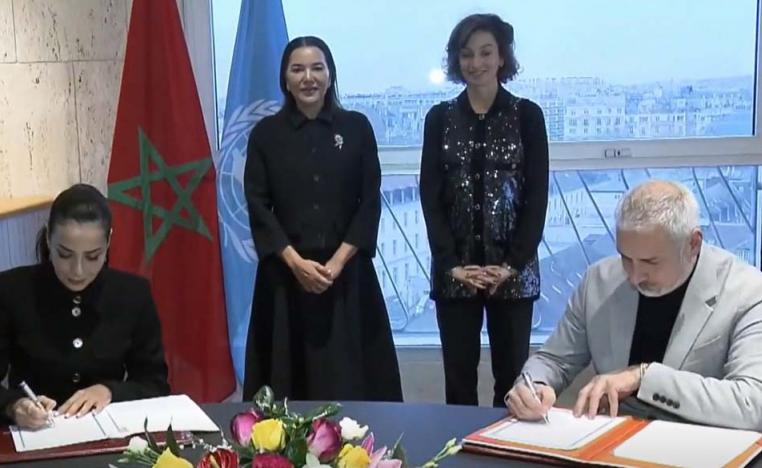 The signing ceremony