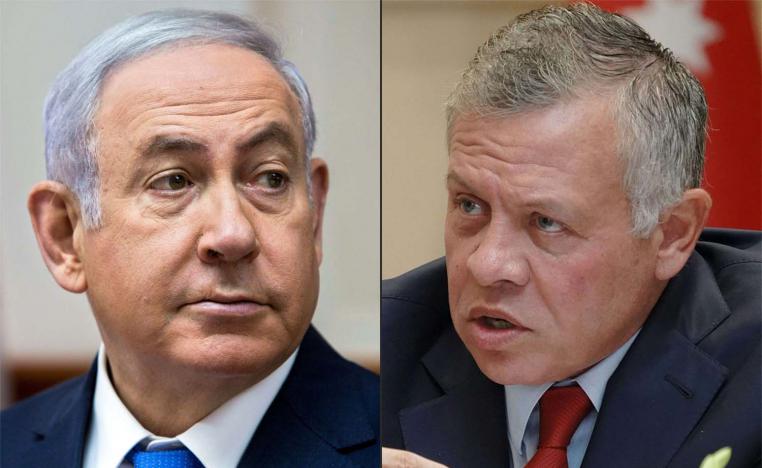 Netanyahu and King Abdullah II