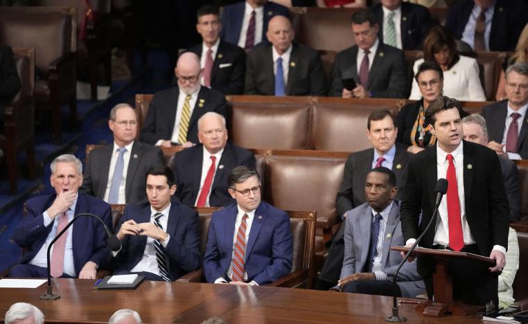 المرشح الجمهوري كيفن مكارثي ضمن 200 صوت، بينما يحتاج إلى 218 صوتا للفوز برئاسة مجلس النواب