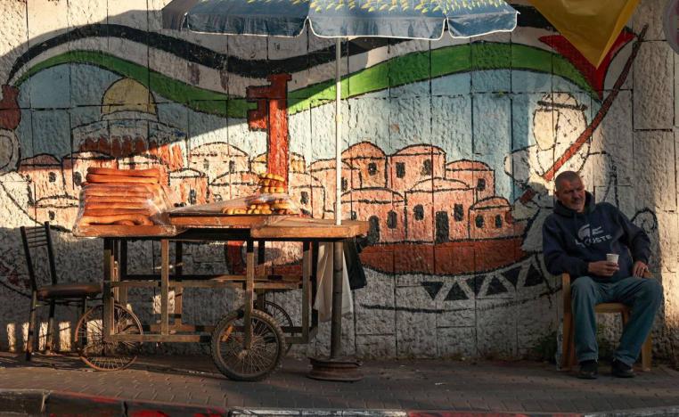 بائع متجول في رام الله