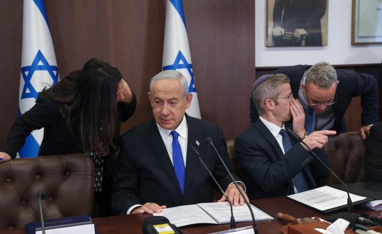 نتنياهو يدعو سلطات انفاذ القانون للتصدي للمحرضين ضده وضد حكومته