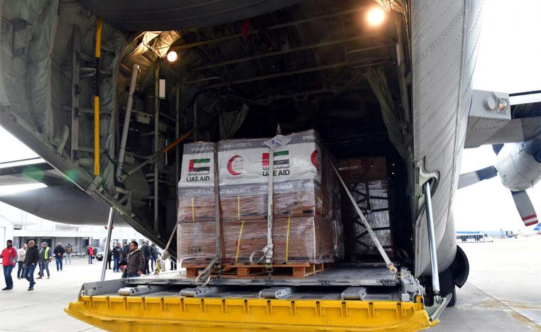 UAE aid reached Damascus airport