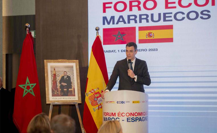 Sanchez recalled that Spain is the third foreign investor in Morocco 