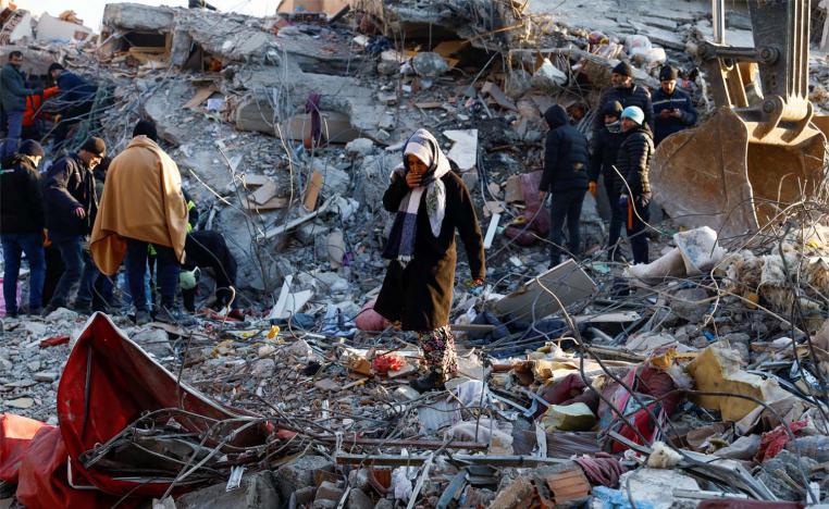 The aftermath of the earthquake in Turkey