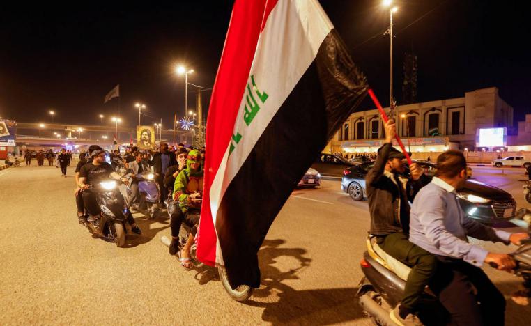 عراقيون يحتجون في النجف ضد تغيير القانون الانتخابي