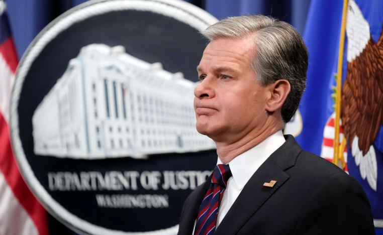 مدير مكتب التحقيقات الاتحادي الأميركي كريستوفر راي 