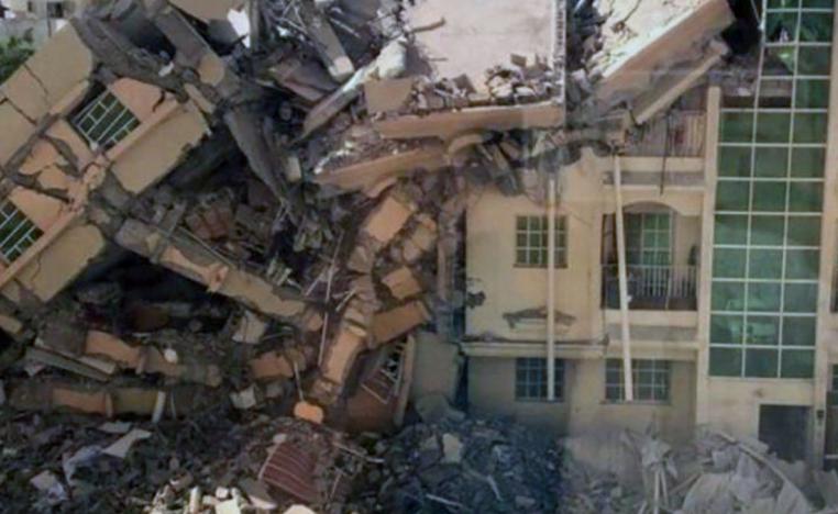Building collapse in Doha
