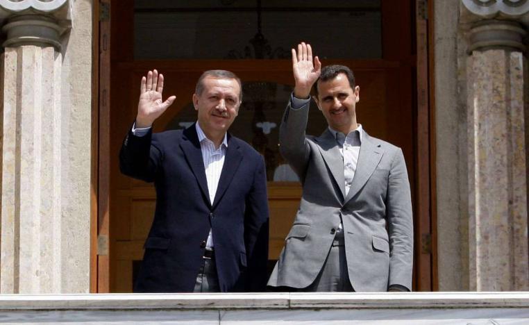 الرئيسان السوري بشار الأسد والتركي رجب طيب أردوغان في إسطنبول (2010)