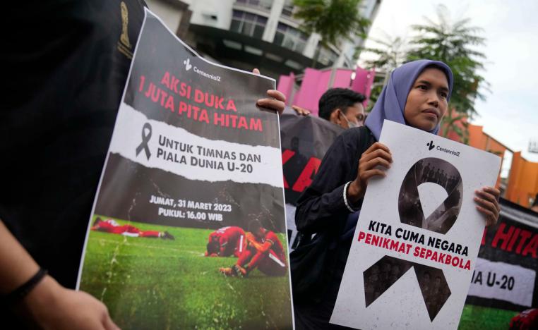 احتجاج على استضافة منتخب اسرائيل