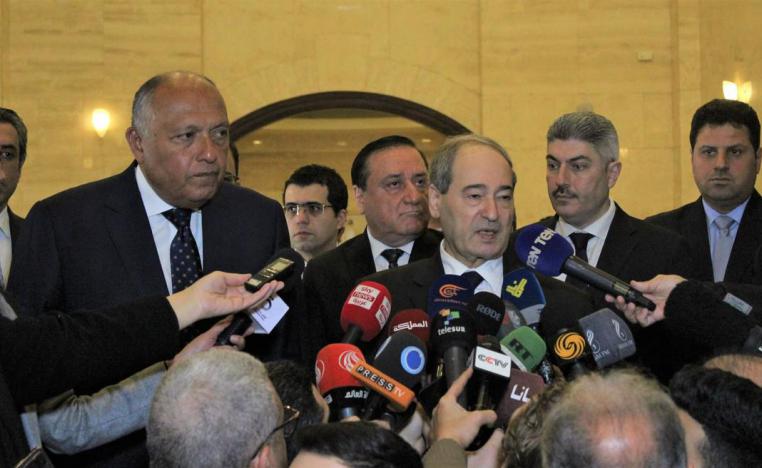 مصر تريد اعادة سوريا الى محيطها العربي وفك عزلتها