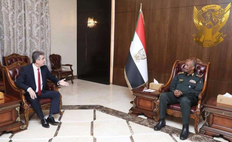 وزير الخارجية الاسرائيلي زار الخرطوم في فبراير الماضي وأجرى مباحثات مع البرهان حول تطبيع العلاقات