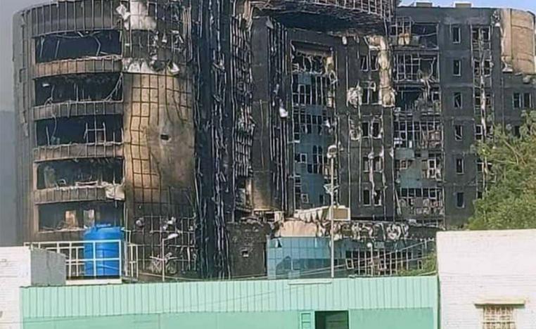 Headquarters of the General Command of Sudan's army in Khartoum