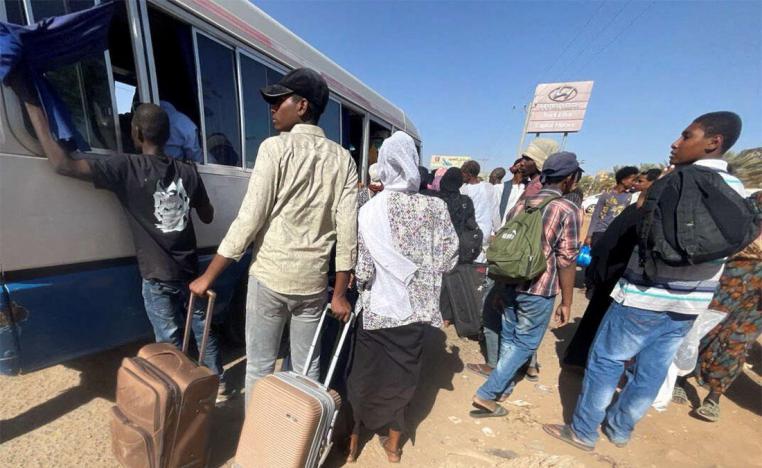 Thousands are fleeing Khartoum