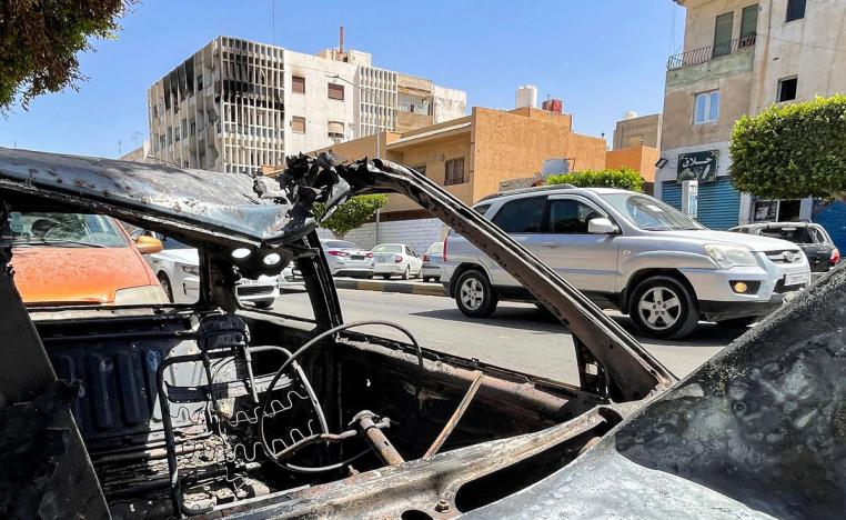 القصف الجوي الذي تعرضت له الزاوية يخلف قتلى وخسائر مادية