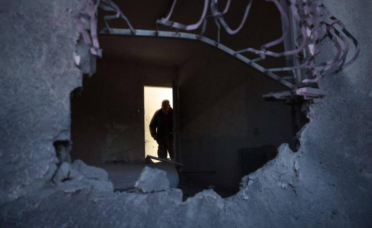 آثار القصف الإسرائيلي على غزة