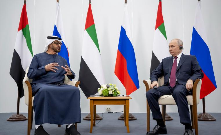بوتين يثني على مساهمة رئيس الإمارات في حل عديد القضايا ذات الطابع الإنساني