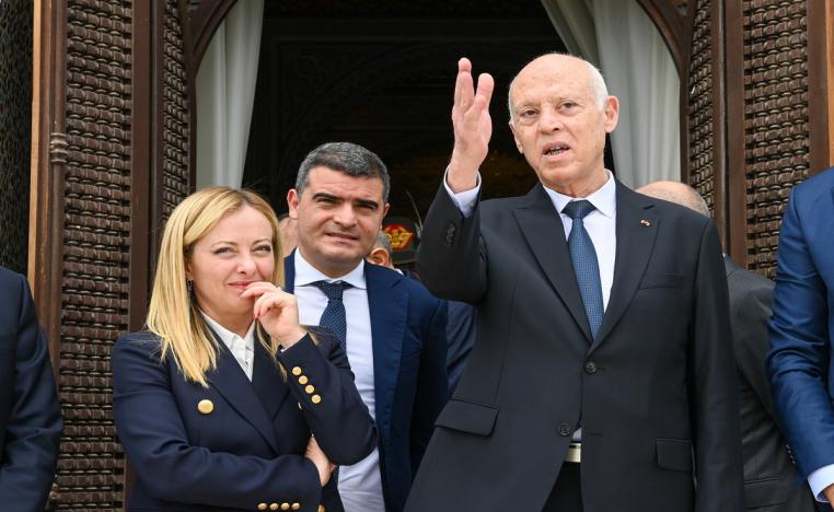 ملف الهجرة يتصدر مباحثات سعيد وميلوني