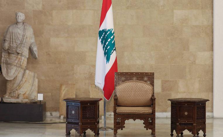 مقعد الرئيس اللبناني في قصر بعبدا