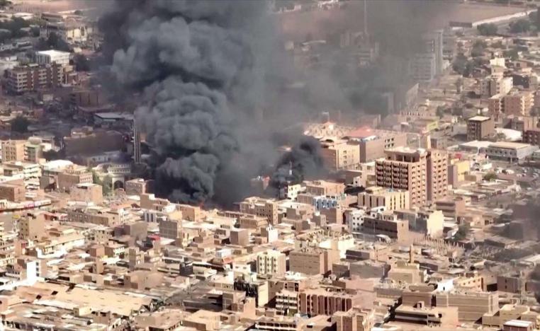 Clashes, artillery fire and air strikes surged in Sudan's capital 