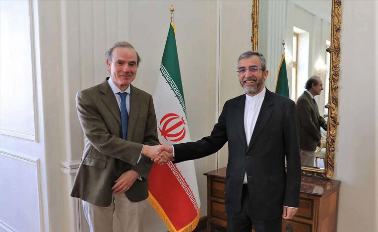 The meeting between Bagheri and Mora was held in Doha