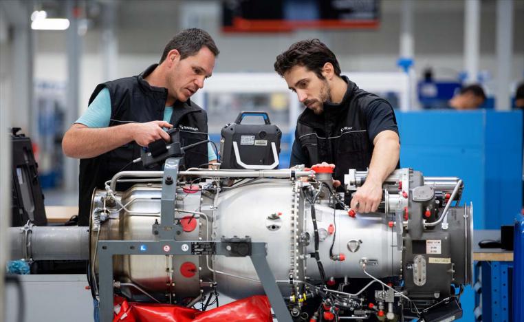 The agreement is for helicopter engine maintenance 