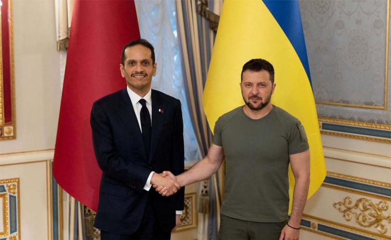 Zelenskiy said his own meeting with the Qatari PM had been meaningful