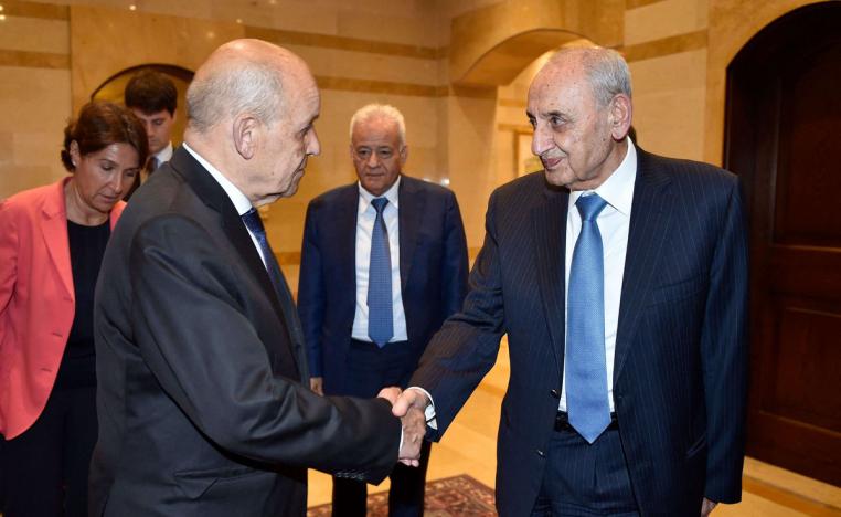 لودريان التقى بري في مناسبة سابقة لحلحلة أزمة الشغور الرئاسي