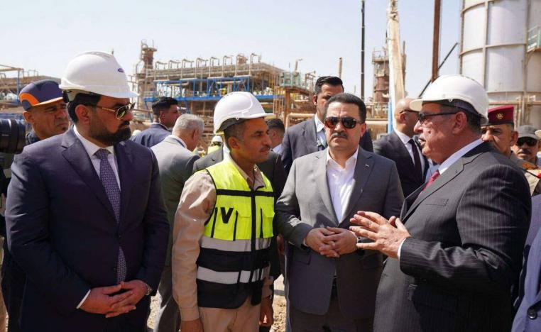 رئيس الوزراء العراقي محمد شياع السوداني يزور مصفاة بيجي